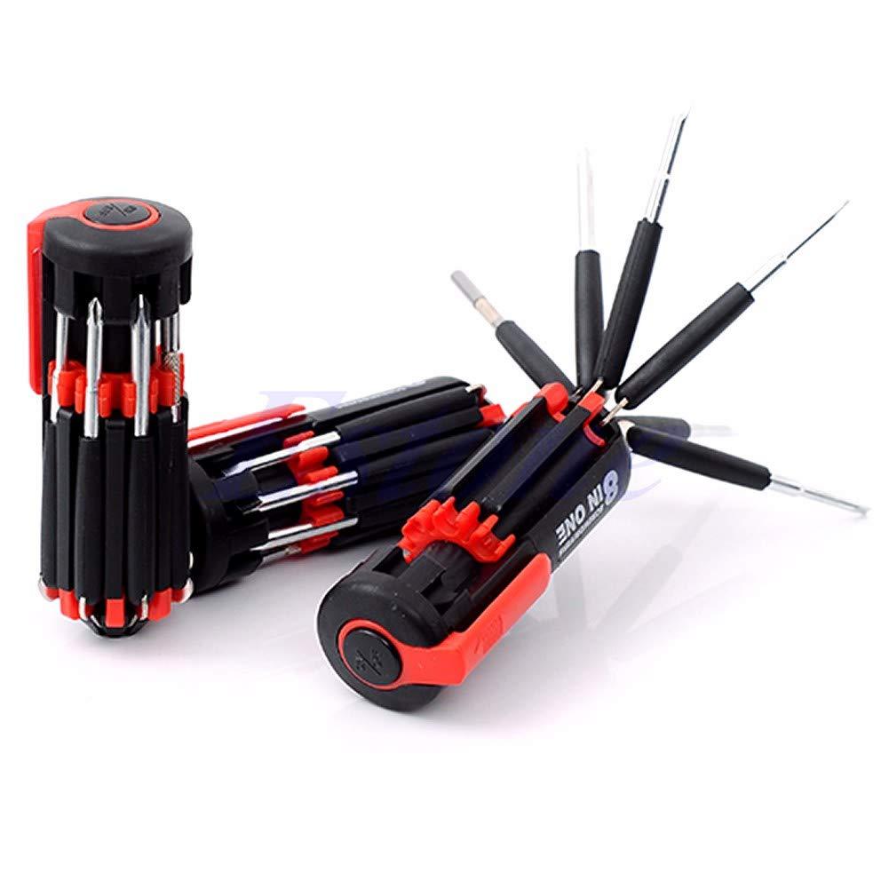 Multi-function screwdriver set with torch Multi-function screwdriver set with torch